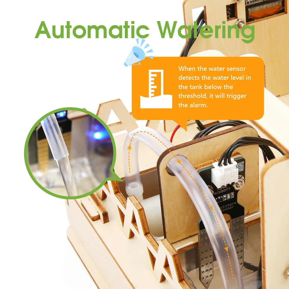 Maison en Bois Projets IoT Kit de Démarrage Ferme Intelligente STEM pour Arduino